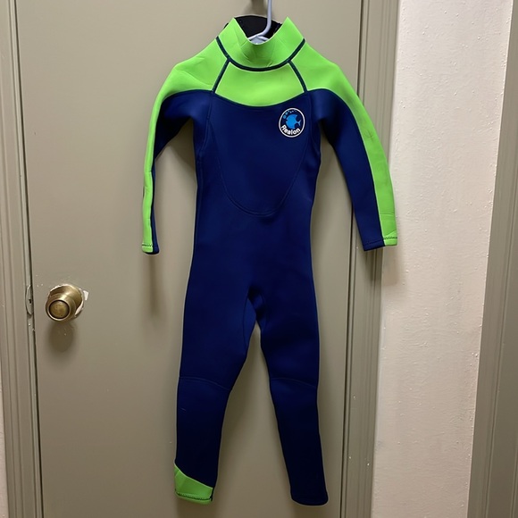 REALON Kids Wetsuit for Toddler Boys ,3mm Neoprene Swimsuits Children Wet Suits - Picture 2 of 6